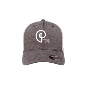 Padel Is Life Fitted Trucker Heather/White